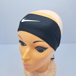 Nike Dri Fit  Head Tie - Black/White Unisex